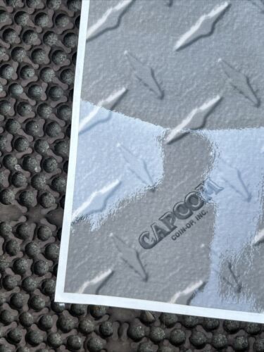 1 Old Generic Capcom Cps2 Control Panel Overlay Sticker Arcade Video Game - Picture 3 of 5