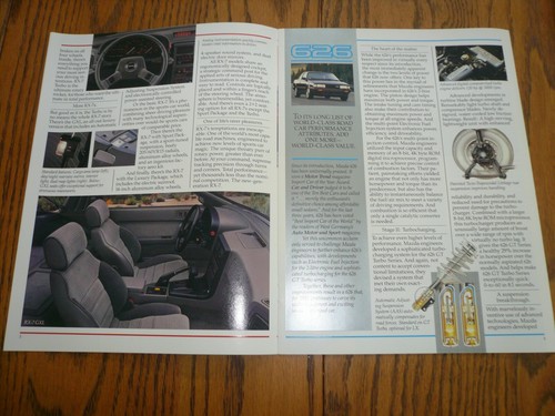 Folleto de ventas de autos y camionetas Mazda 1987 - vintage - Imagen 3 de 8