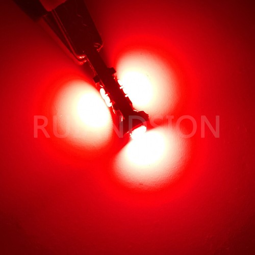 4pcs T5 w1.2w LED 12V Tableau de bord Ampoule Compteur de vitesse Lampe rouge - Picture 8 of 8