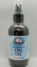 Montana Emu Ranch 100% Pure Montana Emu Oil 4 Fl Oz