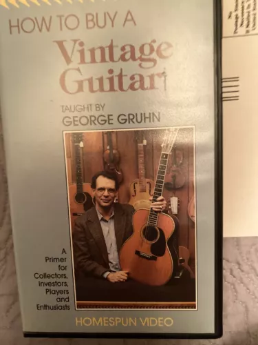 How To Buy a Vintage Guitar By George Gruhn  VHS Martin Gibson Fender Ect