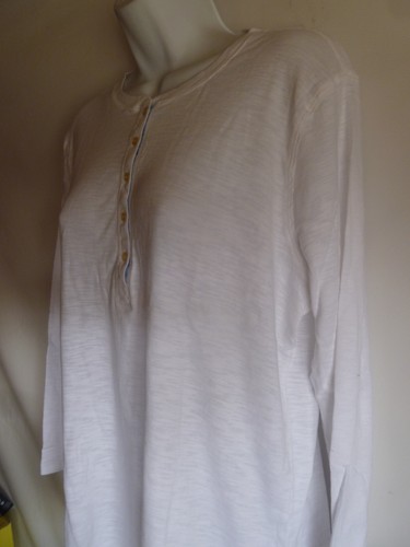 Ralph Lauren Chaps White Top T-shirt Designer 100% Genuine New - XL - Picture 21 of 22