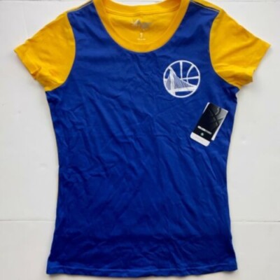 NBA Golden State Warriors Tank TShirt Size S GIII 4Her by Carl Banks Blue 