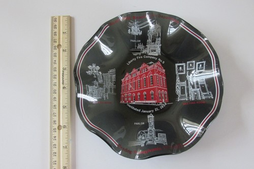 Vintage Liberty Fire Company #5 Instituted January 21, 1854 Collector Dish Bowl - Picture 2 of 3