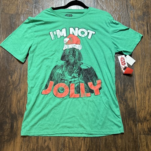 I’m Not Jolly Star Wars Darth Vader T Shirt Large Christmas In July - 第 1/5 張圖片