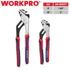 Workpro 2-Pieces 10 & 8 Inch Groove Joint Plier Set Adjustable Water Pump Pliers