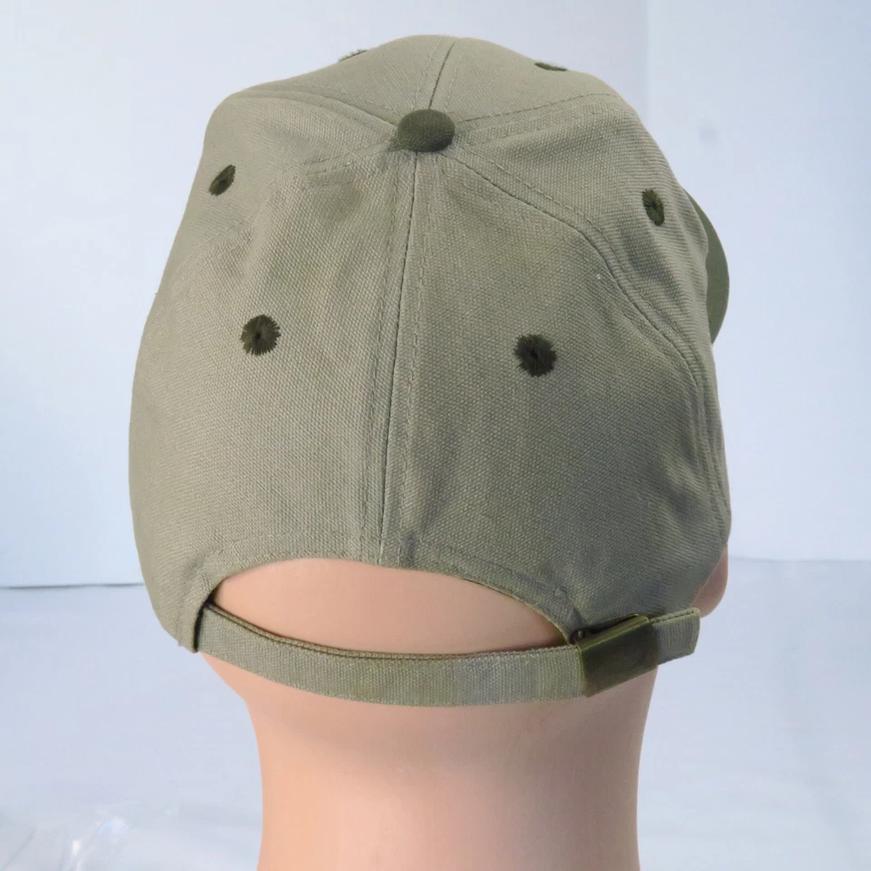 Boné Craftsman Tools cáqui bege verde bordado com alça trabalho em lona - Imagem 4 de 4