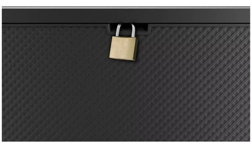 Keter Extra Large Waterproof Garden Storage Box Outdoor Bench Lockable Emily XL - Picture 5 of 6