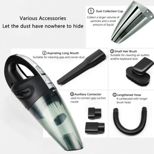 Home Rechargeable Car Vacuum Cleaner Wireless Handheld Vaccum Cleaner Wet Dry - Picture 4 of 13
