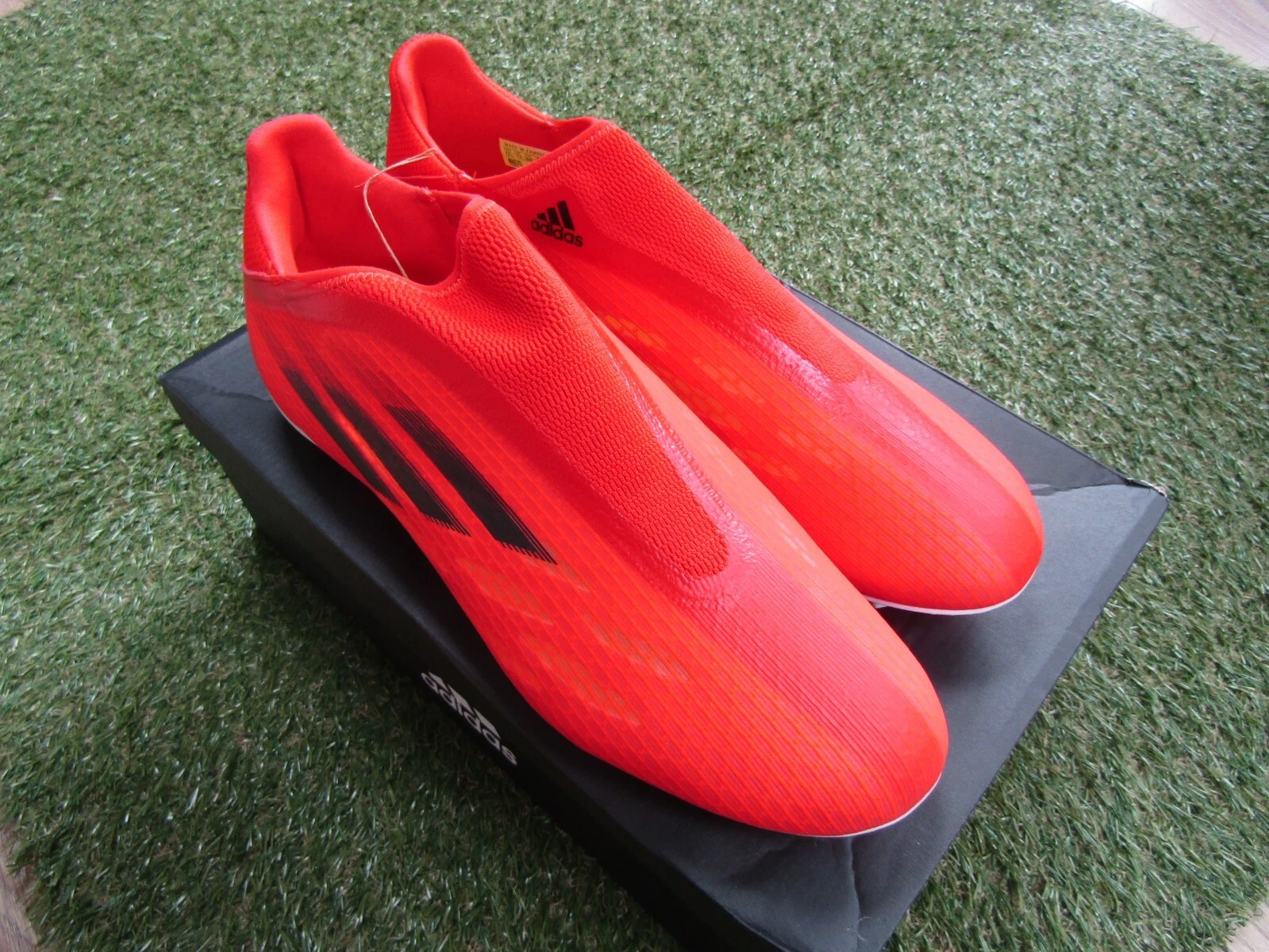 Scarpe da calcio Adidas X Speedflow.3 LL FG taglia UK 11 uomo rosse nuove