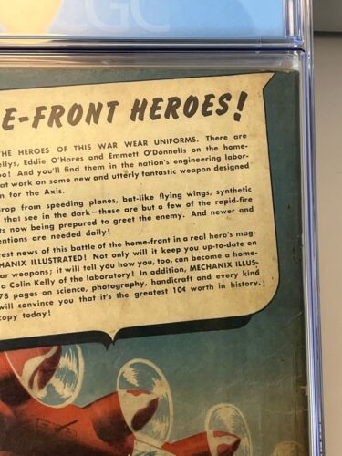 ๐ฅ1942 Captain Midnight 1 Cgc 3.0 1st Appearance Golden Age Comics 1 Day Ship!๐ - Picture 20 of 24