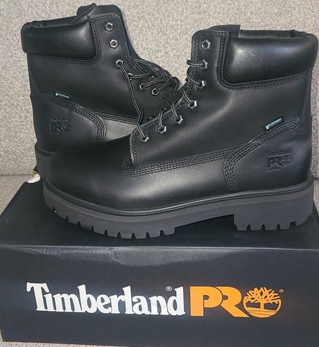 Stivali da lavoro Timberland PRO uomo 6" ATTACCO DIRETTO taglia 9 M impermeabili neri morbidi. - Foto 4 di 6
