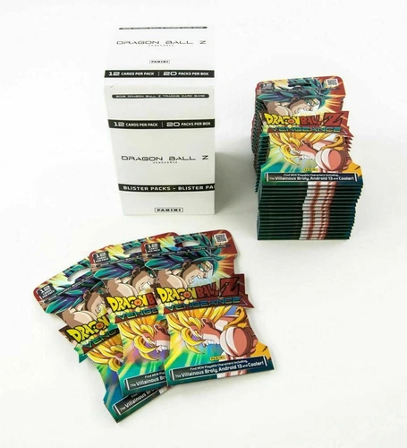 PANINI DRAGON BALL Z HEROES & VILLAINS BOOSTER BLISTER WHOLE SEALED BOX MANGA