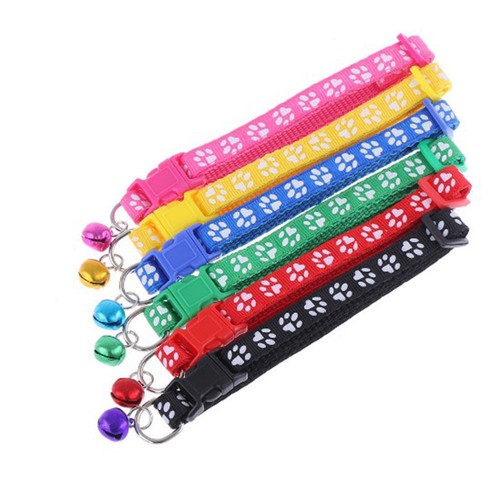 Cat Dog Collar With Bell Adjustable Dog Collar For Puppy Pet Small Dog Chihuahua - Picture 4 of 14