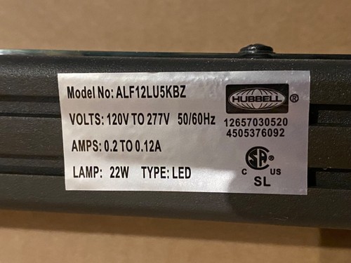 Hubbell Lighting ALF-12LU-5K-BZ 21.4W 12 LEDs Floodlight 5000k 120/277v - Picture 8 of 9