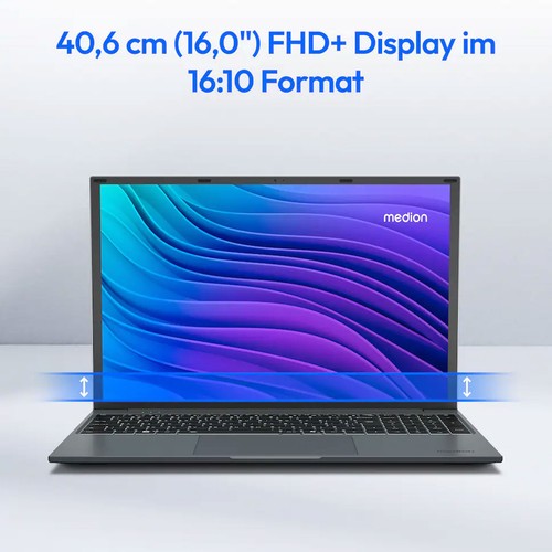 Medion Notebook E16443 16 Zoll Laptop 1 TB SSD 16 GB RAM Intel Core i7 Full HD - Bild 3 von 4