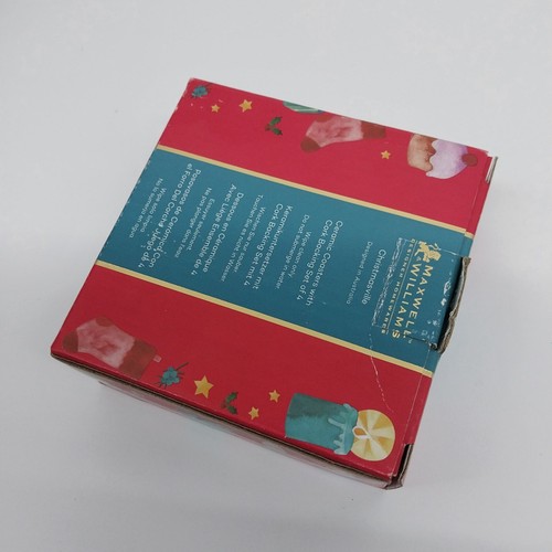 Maxwell Williams Christmasville Ceramic Coasters 4 Set Gift Boxed Christmas - Picture 11 of 11