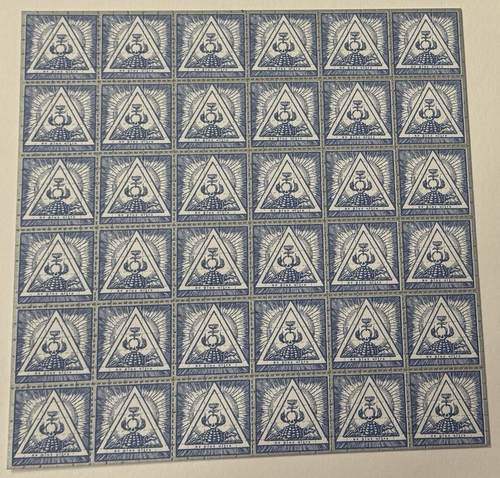 NE PLUS ULTRA Blotter Art Print White Paper Metallic Ink Jon Blackburn 2000s