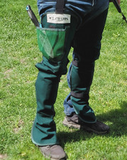 W.E Chapps Full Leg Guard Strap Safety Landscaping Deluxe Chaps 35" NEW OEM