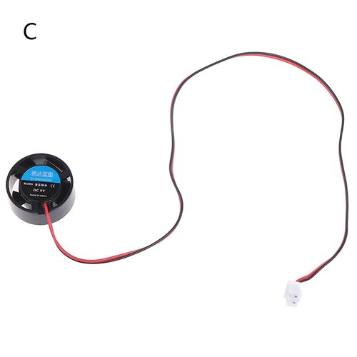 25,5x10mm 5V 9V 12V 24V runder Mini-Lüfter für LED-Lampen Computer RadiaKT zk - Afbeelding 15 van 16