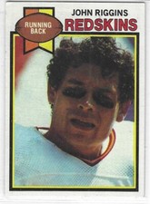 1979 Topps #10 John Riggins HOF Washington Redskins Kansas