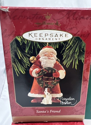 Juego de 9 adornos Hallmark Keepsake Santa usados en excelente estado - Imagen 3 de 10