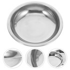6pcs Stainless Steel Sauce Dishes Mini Saucers Bowl Round Seasoning Dishes