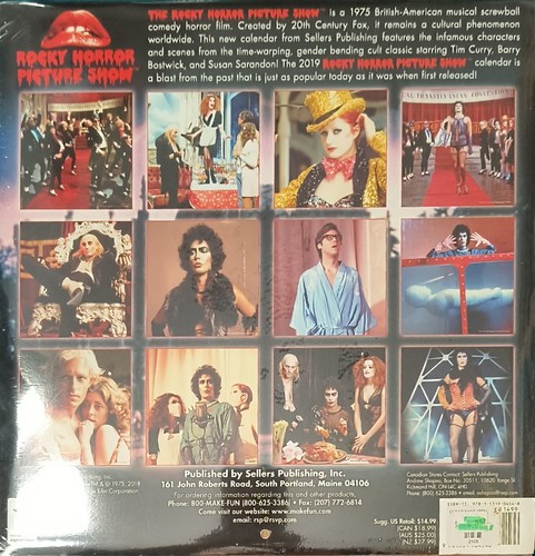 The Rocky Horror Picture Show 2019 calendario SIGILLATO - Foto 2 di 2