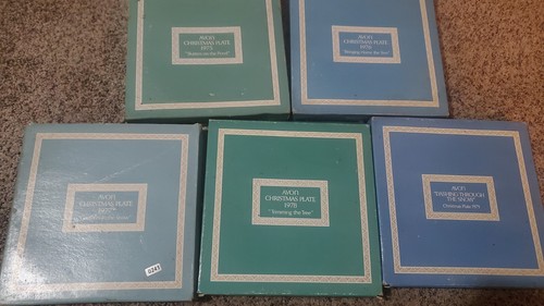 Avon Weihnachtsteller 5er Set 1975 - 1979 - Bild 2 von 12