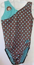 Girls Large GK adorable polkadot leotard