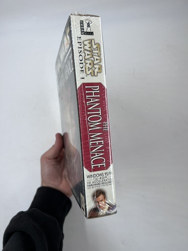 SEALED Vintage LucasArts Star Wars Episode 1 Phantom Menace Win 95 Big Box PC - Picture 6 of 10