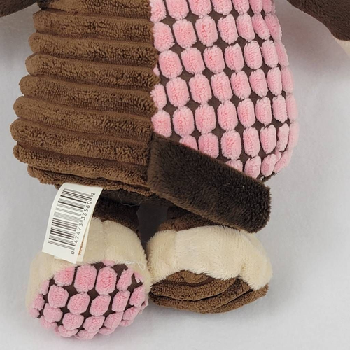 Dan Dee Collectors Choice Textured Pink Brown Cow Plush Toy Stuffed Animal 13" - Picture 6 of 10