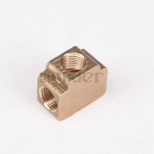 Tee 3 Ways Brass Pipe fittings Equal Female Connector 1/8" BSP - Picture 3 of 4