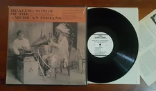 Healing Songs Of The American Indians LP ETHNIC FOLKWAYS Booklet SHRINK FE 4251
