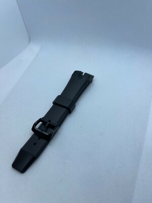 NEW Citizen Men's CA4155-12L/CA4154-07E Black/Black Rubber Replacement Band x1