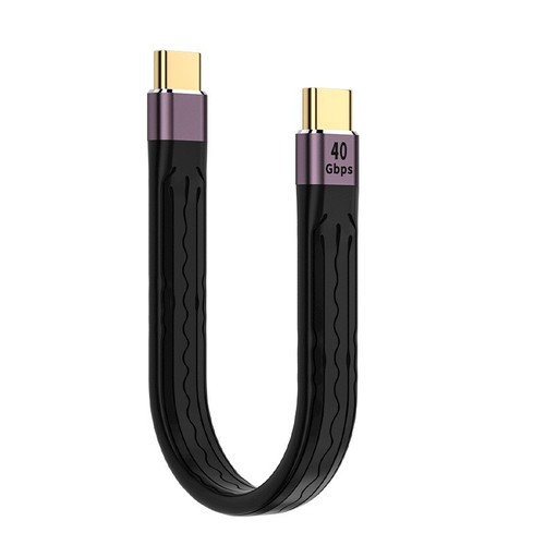 Câble USB4.0 Type-C Full Fonction 100W Charge Rapide 40Go Transfert Vidéo 8K - Photo 10 sur 10