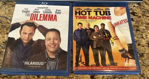 Hot Tub Time Machine / The Dilemma (2 Comedy Blu-ray Lot) John Cusack **Like New