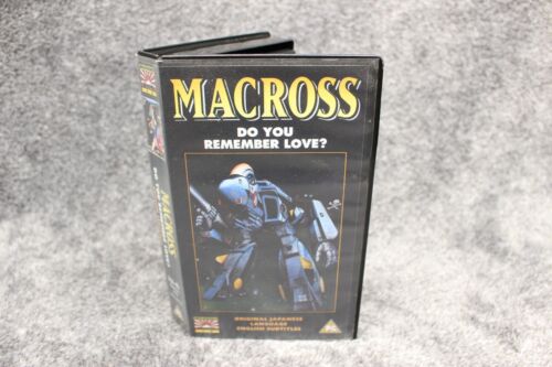 VTG Macross do you remember love original japanses english sub VHS cassette