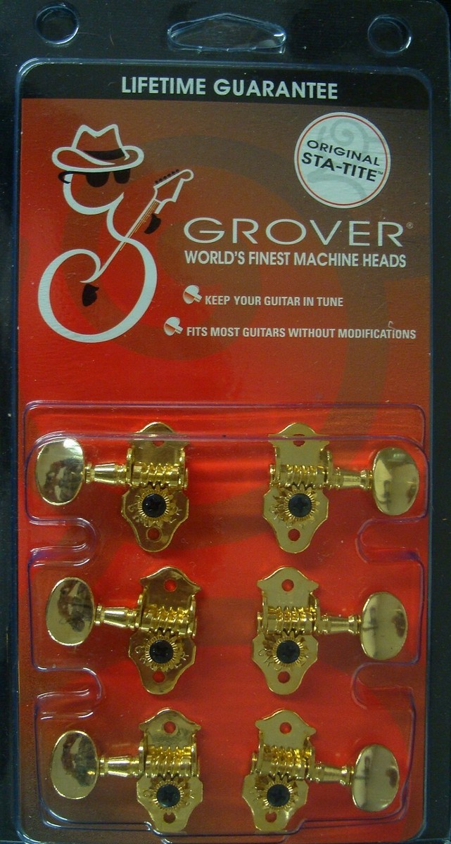 Grover V98G Vintage Sta-Tite ™ Tuning Machines, Gold Finish | eBay