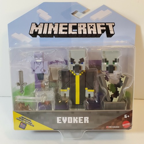 Minecraft Evoker with Vex Comic Maker Actionfigur 2019 Discontinued Sword