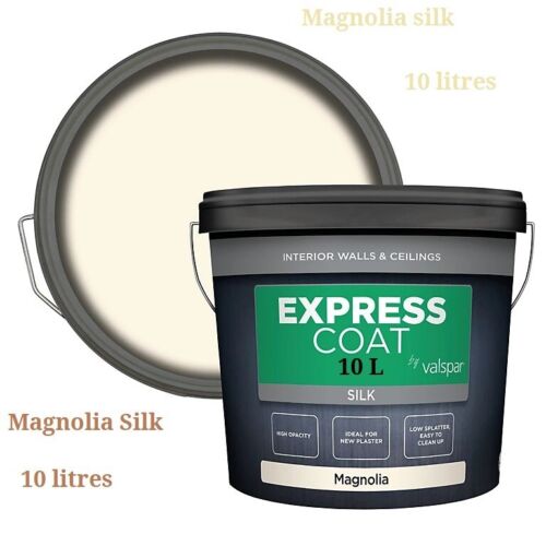 Valspar Express Coat Magnolia Silk Wall/ceiling paint, 10 Litres - Picture 3 of 24
