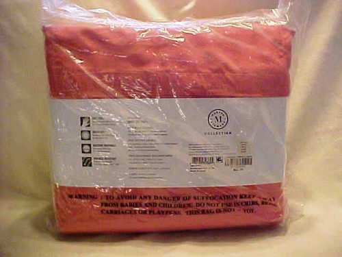 Martha Stewart Essentials Solid Microfiber 4 piece Full Sheet Set Pink Rose - Picture 3 of 5