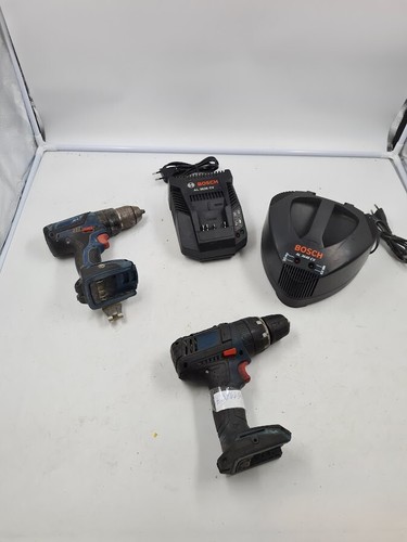 Lot of 4 Bosch Cordless Power Tools - For Parts or Repair
