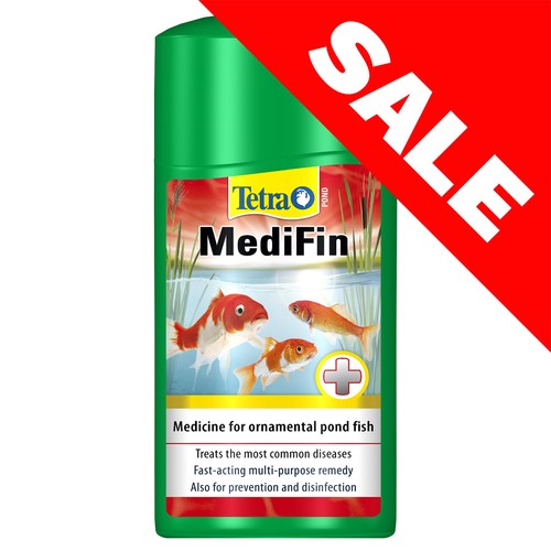 Tetra Pond Medifin 1L Parasite Fungus Fish Disease Treatment Low Date