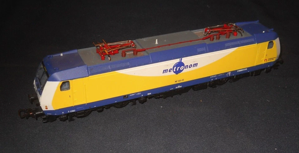 Piko HO Electric Locomotive Metronom ME 146-03  Tested & Runs - Image 2 of 3
