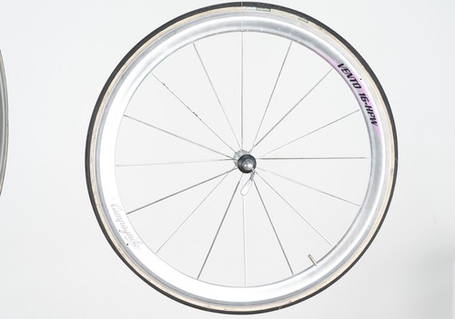 JUEGO DE RUEDAS CAMPAGNOLO VENTO 16-HPW 8s VELOCIDADES CUBIERTA RUEDAS VINTAGE 650c TRIATHLON - Imagen 5 de 23