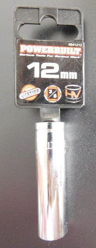 New, 6 or 12 Point, 3/8" Drive, Deep Well, Powerbuilt Sockets Various Sizes - Bild 12 von 19