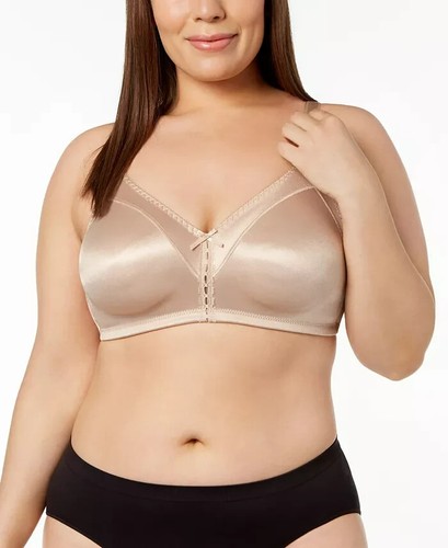 Bali Double Support Tailored Wireless Lace Up Front Bra 3820 DF3820 - Picture 8 of 26