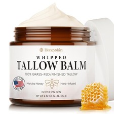 Honeyskin Whipped Tallow and Honey Balm 100 Grass-Fed All Natural Mountain Be