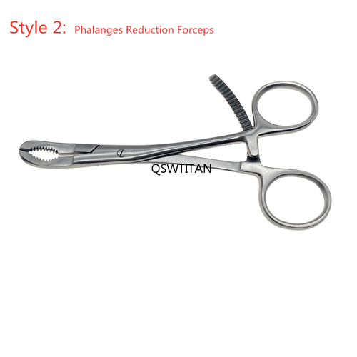 Crab claws forceps Bone Holding Forceps Toothed Phalanges Reduction Forceps - Picture 8 of 15